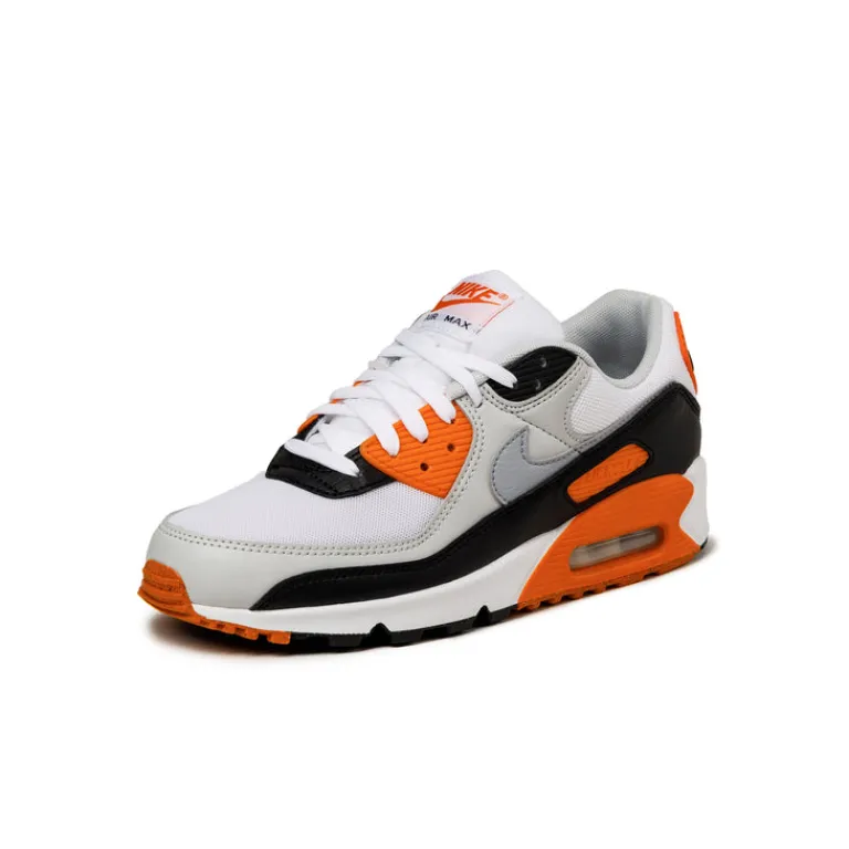 Leder Sneaker|Retro Runner*Nike Wmns Air Max 90 White / Wolf Grey / Photon Dust / Black