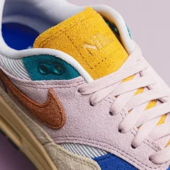 Leder Sneaker|Retro Runner*Nike Wmns Air Max 1 '87 PRM Grain / Rugged Orange / Plum Fog / Violet Dust