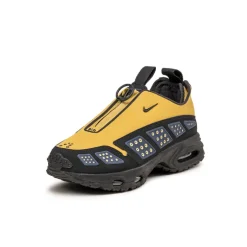 Leder Sneaker|Retro Runner*Nike Wmns Air Max SNDR Saturn Gold / Off Noir / Diffused Blue / Black