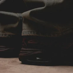Leder Sneaker|Retro Runner*Nike Wmns Air Max SNDR Burgundy Crush / Baltic Blue / Baroque Brown