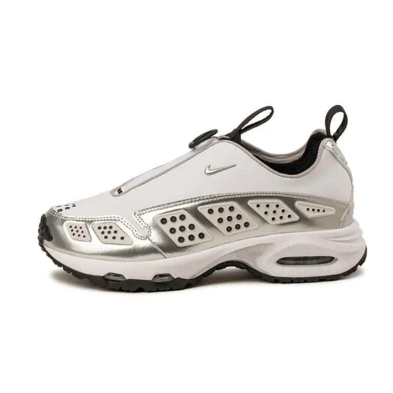 Leder Sneaker|Weiße Sneaker*Nike Wmns Air Max SNDR SE White / Metallic Silver / Black