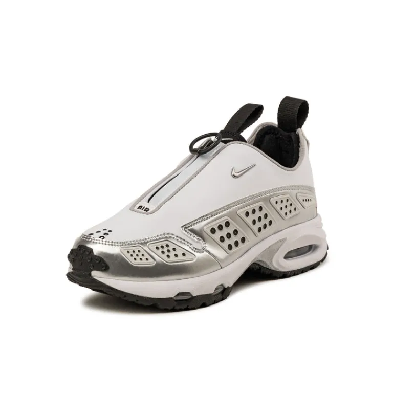 Leder Sneaker|Weiße Sneaker*Nike Wmns Air Max SNDR SE White / Metallic Silver / Black