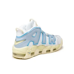 Leder Sneaker|High-Top Sneaker*Nike Wmns Air More Uptempo White / Cobalt Bliss / Alabaster