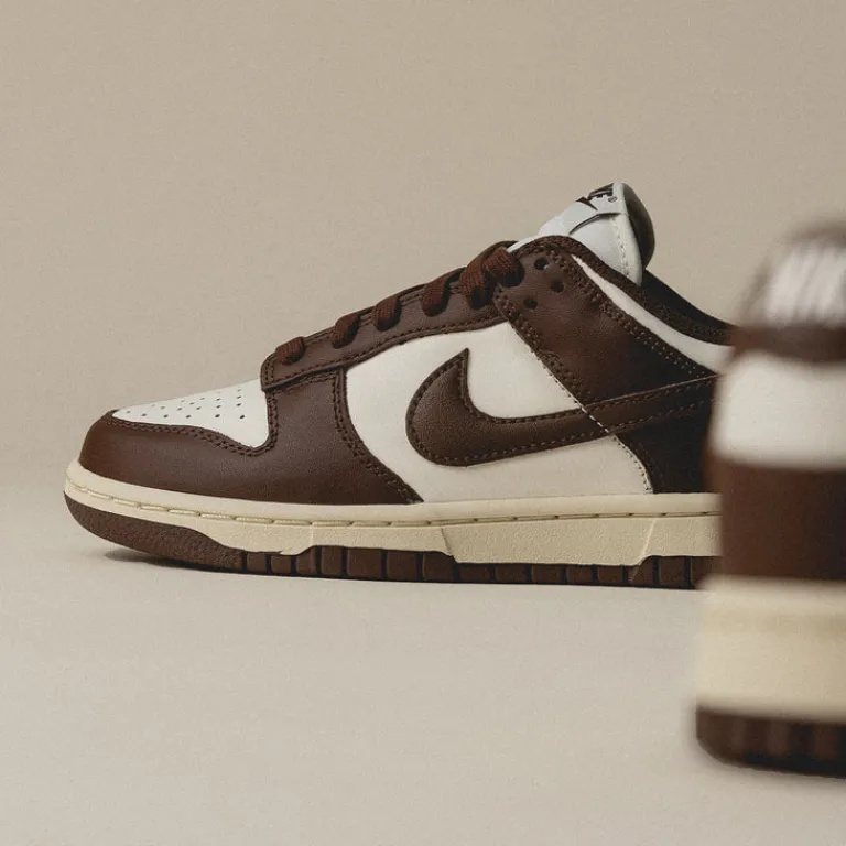 Leder Sneaker*Nike Wmns Dunk Low Sail / Cacao Wow / Coconut Milk