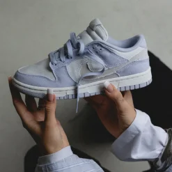 Leder Sneaker*Nike Wmns Dunk Low Ghost / Platinum Tint / Summit White