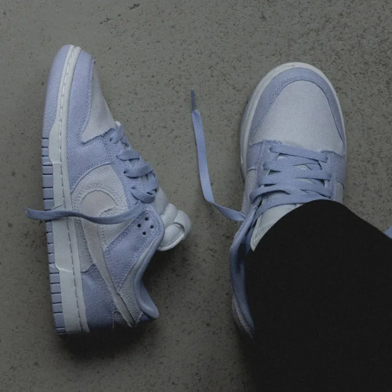 Leder Sneaker*Nike Wmns Dunk Low Ghost / Platinum Tint / Summit White