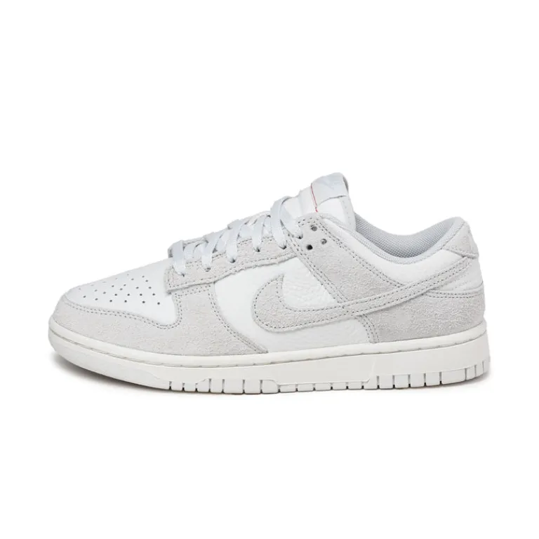 Leder Sneaker|Weiße Sneaker*Nike Wmns Dunk Low Summit White / Photon Dust / University Red