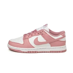 Leder Sneaker*Nike Wmns Dunk Low *Next Nature* White / Elemental Pink