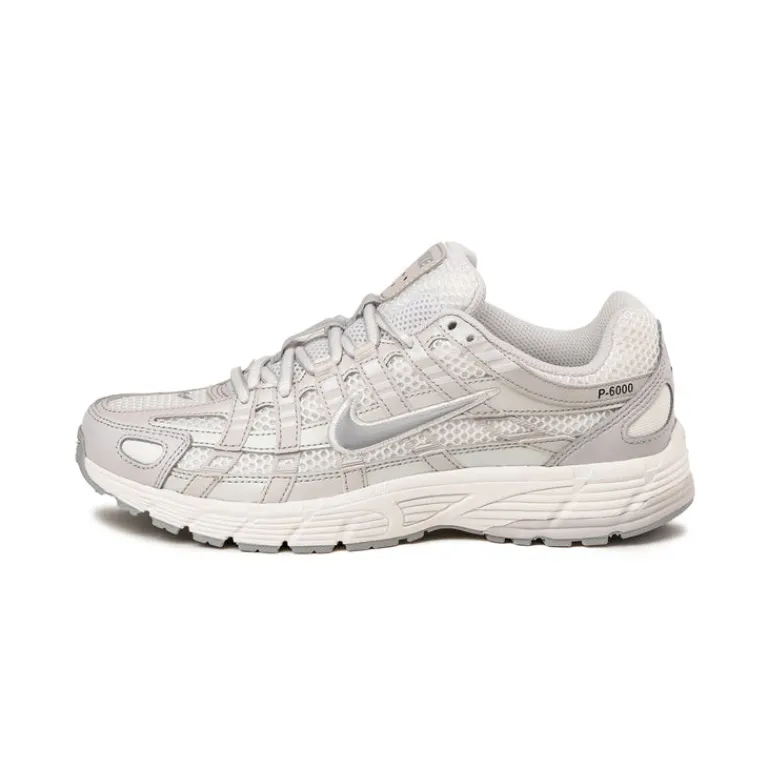 Leder Sneaker|Weiße Sneaker*Nike Wmns P-6000 Summit White / Wolf Grey / Vast Grey