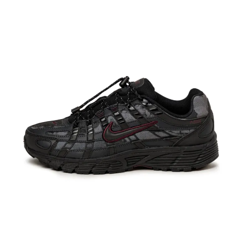 Vegane Sneaker|Retro Runner*Nike Wmns P-6000 Black / Burgundy Crush / Midnight Navy / Black