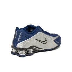 Vegane Sneaker|Retro Runner*Nike Wmns Shox R4 Blue Void / Metallic Silver / Black