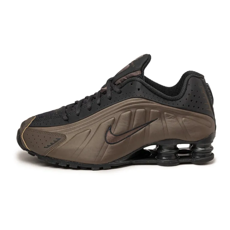 Vegane Sneaker|Retro Runner*Nike Wmns Shox R4 Off Noir / Off Noir / Ironstone