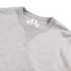 Crewnecks*Nike Wool Classic Crewneck Matte Silver / Heather Grey