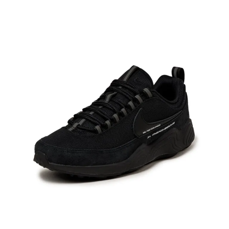 Leder Sneaker|Retro Runner*Nike x Fragment Air Zoom Spiridon SP Black / Black / Black