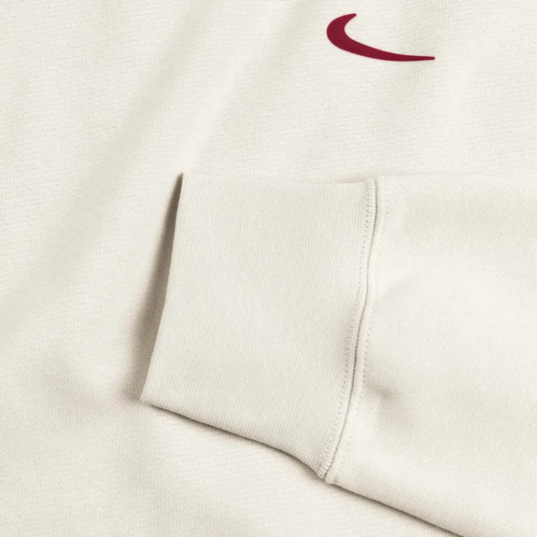 Crewnecks*Nike x Nocta Fleece CS Crew Light Orewood Brown / Team Red