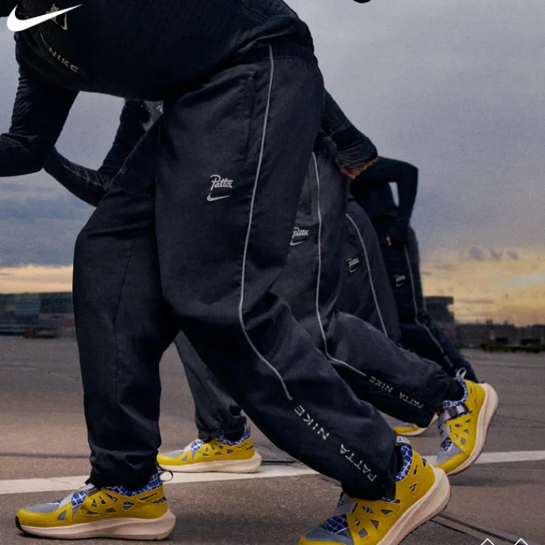 Leder Sneaker|Retro Runner*Nike x Patta Air Huarache 20Y24 Safron Quartz / Cool Grey / Sanddrift