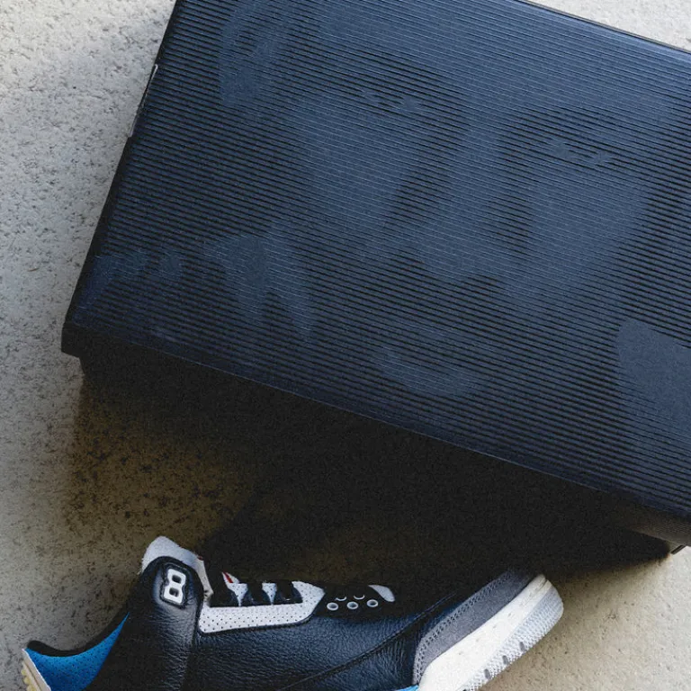 High-Top Sneaker|Leder Sneaker*Jordan NikeAir 3 Retro OG *Rare Air* Black / Chile Red / Neutral Grey