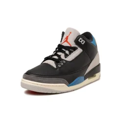 High-Top Sneaker|Leder Sneaker*Jordan NikeAir 3 Retro OG *Rare Air* Black / Chile Red / Neutral Grey