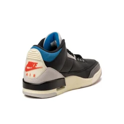 High-Top Sneaker|Leder Sneaker*Jordan NikeAir 3 Retro OG *Rare Air* Black / Chile Red / Neutral Grey