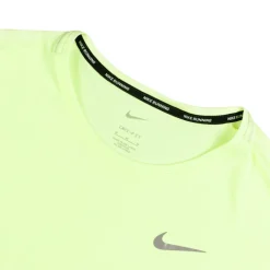 Running|T-Shirts*Nike Dri-FIT Miler UV Running Top Barely Volt / Reflective Silver
