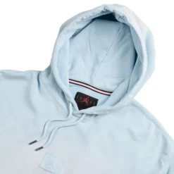 Hoodies*Jordan Nike Flight Fleece Pullover Hoodie Hydrogen Blue