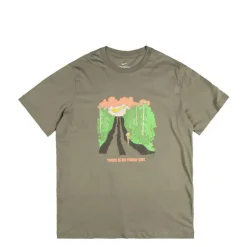 T-Shirts*Nike Running T-Shirt *There Is No Finish Line* Light Army