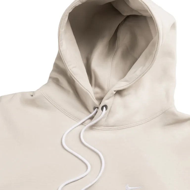 Hoodies*Nike Solo Swoosh Fleece Hoodie Light Bone / White