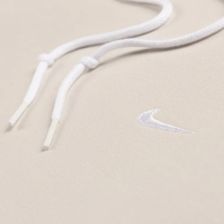 Hoodies*Nike Solo Swoosh Fleece Hoodie Light Bone / White