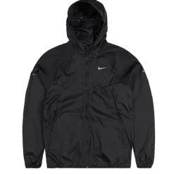 Jacken|Running*Nike Stride Repel UV Running Jacket Black / Black / Reflective Silver