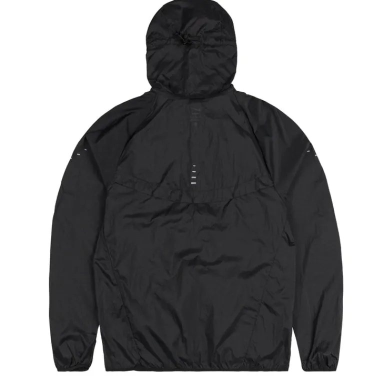 Jacken|Running*Nike Stride Repel UV Running Jacket Black / Black / Reflective Silver