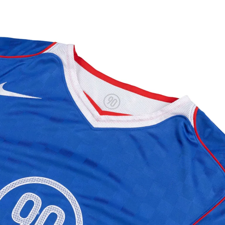 T-Shirts*Nike Total 90 Dri-Fit Soccer Jersey Game Royal / White / Sport Red / White