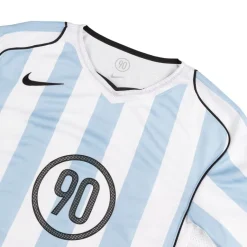 T-Shirts*Nike Total 90 Dri-Fit Soccer Jersey Psychic Blue / White / Black / Black