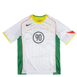 T-Shirts*Nike Total 90 Dri-Fit Soccer Jersey White / Opti Yellow / Lt Crimson / Black