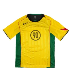 T-Shirts*Nike Total 90 Dri-Fit Soccer Jersey Tour Yellow / Black / Sport Red / Black