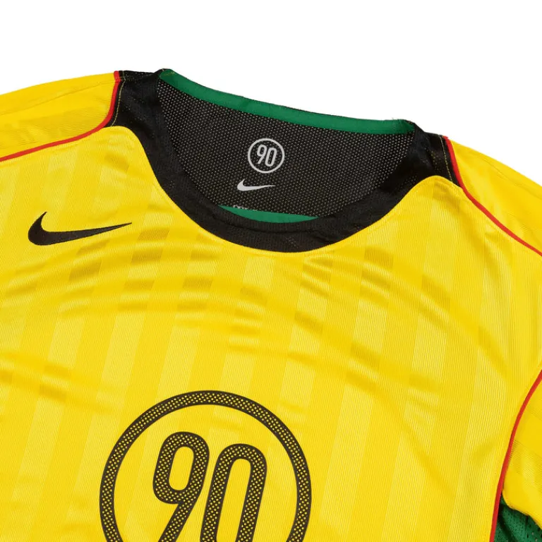 T-Shirts*Nike Total 90 Dri-Fit Soccer Jersey Tour Yellow / Black / Sport Red / Black