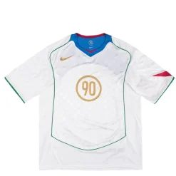 T-Shirts*Nike Total 90 Dri-Fit Soccer Jersey White / Italy Blue / Sport Red / Metallic Gold