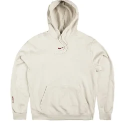 Hoodies*Nike x Nocta Fleece Hoodie (Light Orewood Brown / Team Red