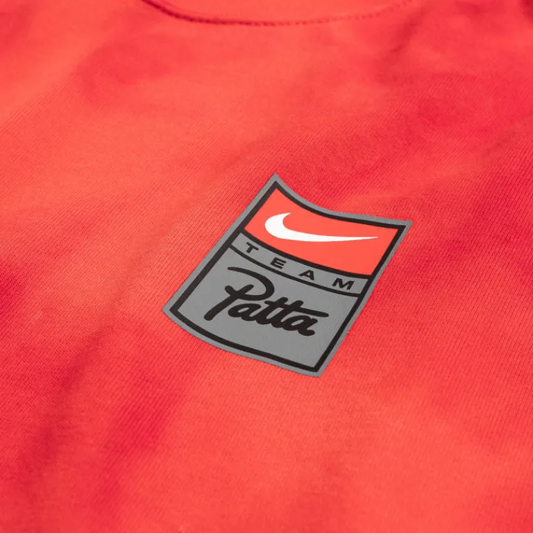 T-Shirts*Nike x Patta T-Shirt GX Wash Rush Red / University Red / Gymred