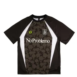 T-Shirts*No Problemo Area 51 Football Shirt Black