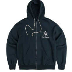 Hoodies*No Problemo NYP Zip Through Hoodie Navy