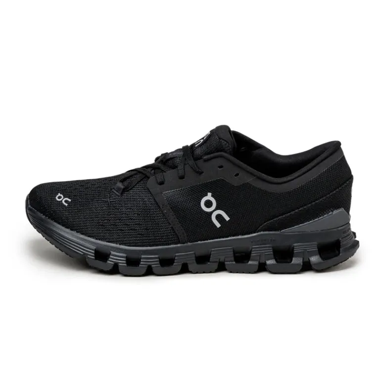 Vegane Sneaker|Laufschuhe*On Cloud X 4 Black / Eclipse