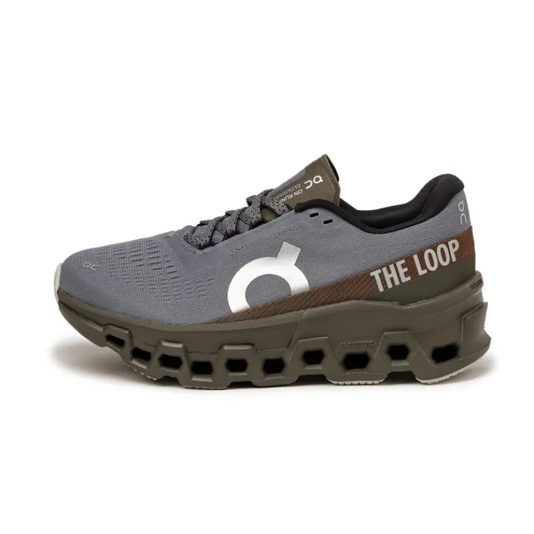 Vegane Sneaker|Laufschuhe*On x Pleasures x The Loop Cloudmster 2 W Mist / Olive
