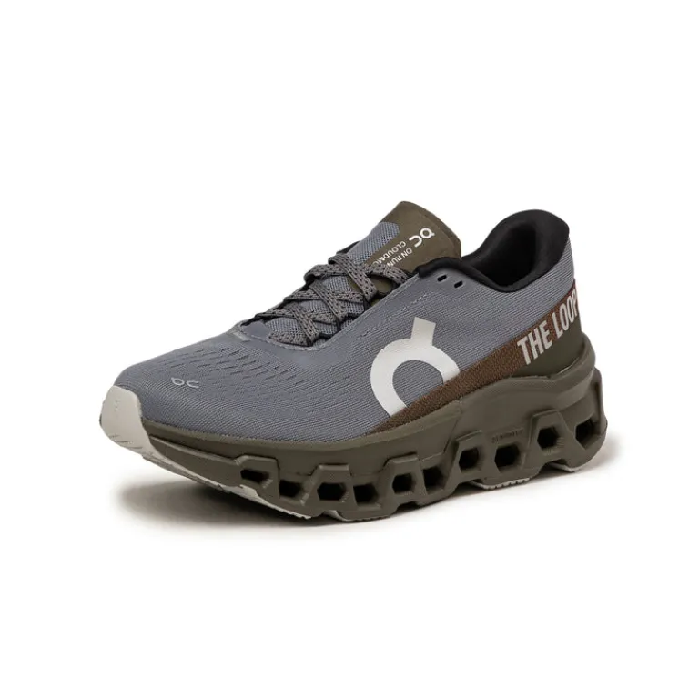 Vegane Sneaker|Laufschuhe*On x Pleasures x The Loop Cloudmster 2 W Mist / Olive