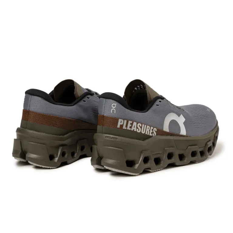 Vegane Sneaker|Laufschuhe*On x Pleasures x The Loop Cloudmster 2 W Mist / Olive