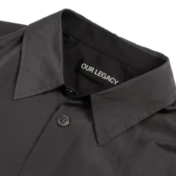 Hemden*Our Legacy Beyond Shirt Charcoal Bordeaux