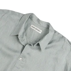 Hemden*Our Legacy Beyond Shirt Shortsleeve Geo Stripe Ceremonial Viscose