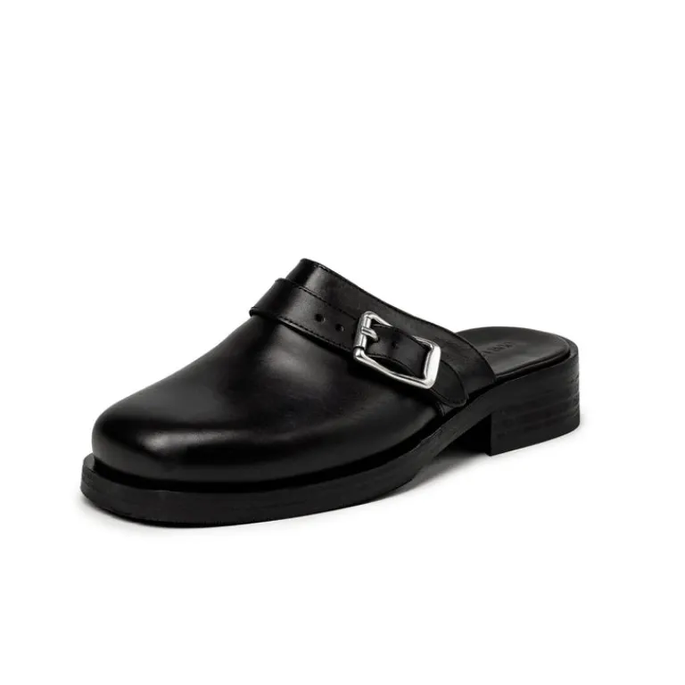 Leder Sneaker*Our Legacy Camion Mule Black
