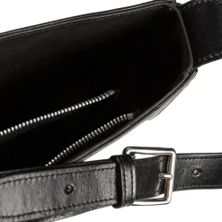 Taschen*Our Legacy Flat Bag True Dye Black Leather