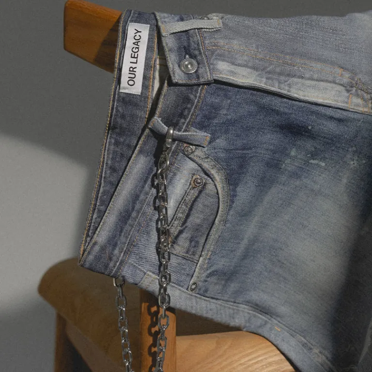 Hosen*Our Legacy Third Cut Digital Denim Print