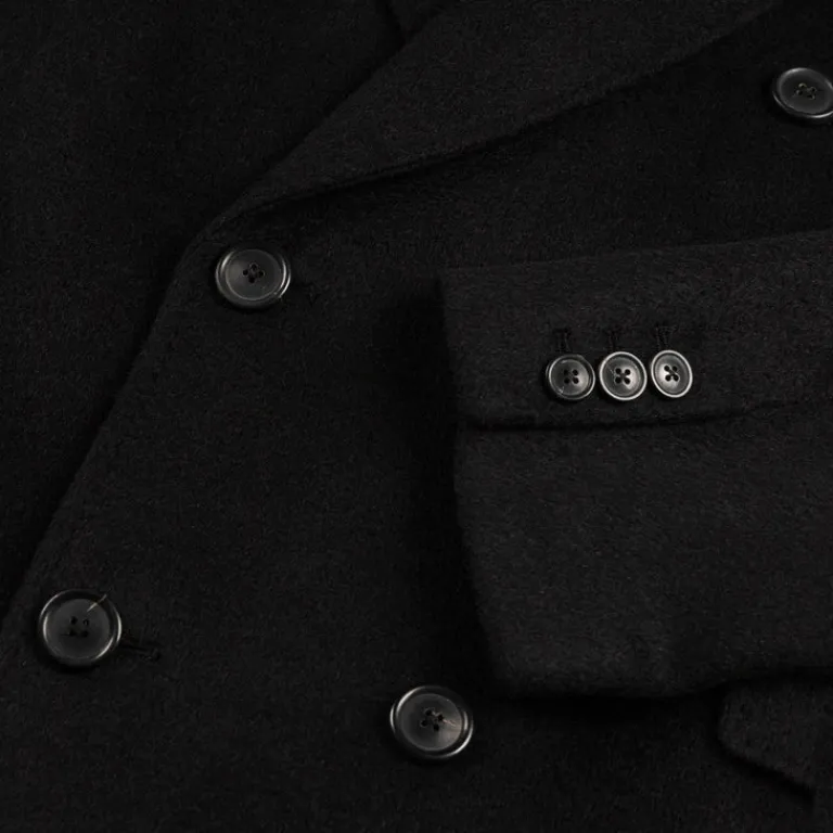 Jacken*Our Legacy Whale Coat Black Hairy Wool